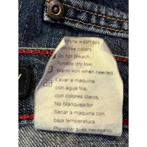 Vintage Bugle Boy Jeans Boys 14 Husky Carpenter Blue Denim 100% Cotton Y2K - Picture 13 of 15